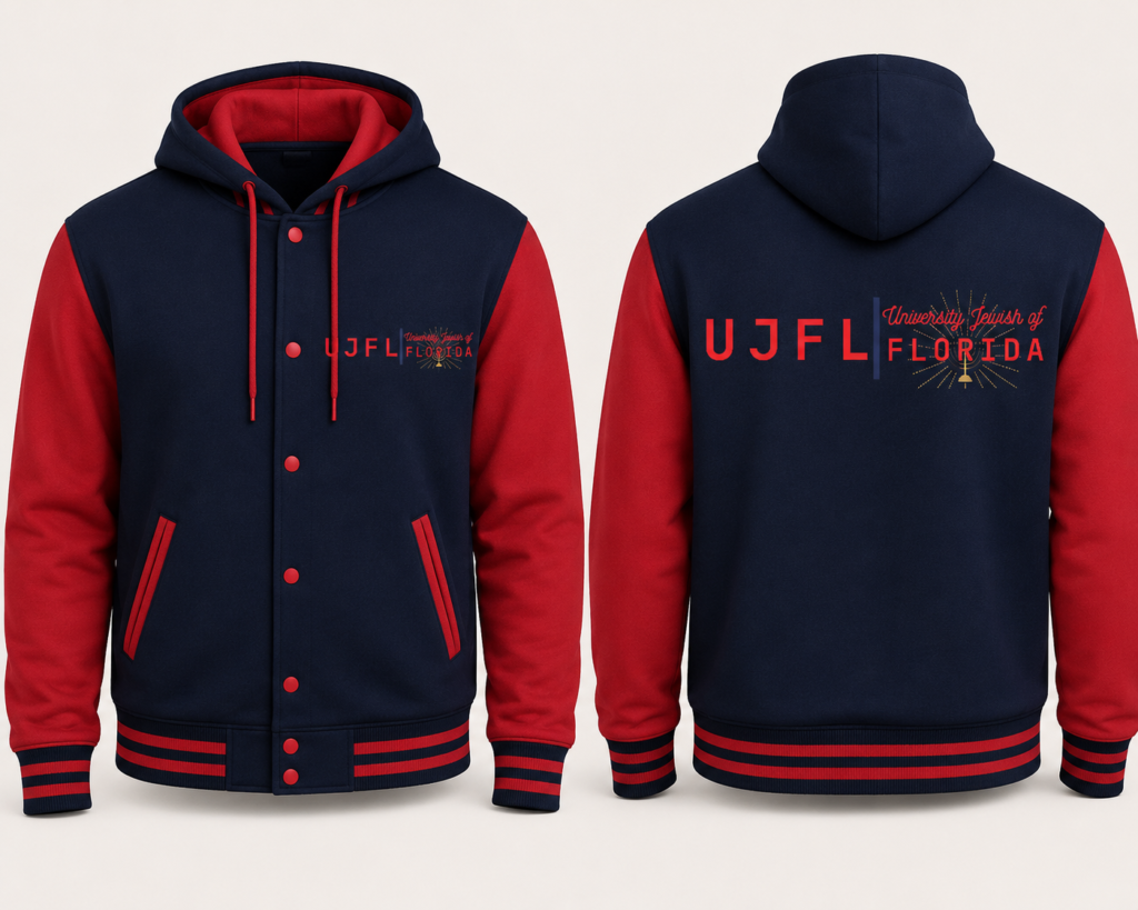 Casaco de Moleton (Sweat) UJFL - Vermelho e Azul
